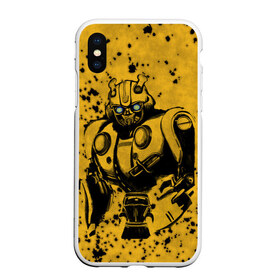 Чехол для iPhone XS Max матовый с принтом Bumblebee , Силикон | Область печати: задняя сторона чехла, без боковых панелей | kefer | volkswagen | автобот | бамблби | трансформатор | трансформаторы | шершень | шмель