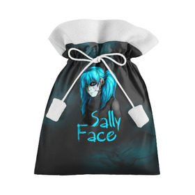 Подарочный 3D мешок с принтом Sally Face , 100% полиэстер | Размер: 29*39 см | sally face | гизмо | девид | девочка | игра | лари | ларри | мальчик | маска | мрачная | на лице | пых | с протезом | сал | сали | салли | салли фейс | фейс | фэйс | эддисон | эшли