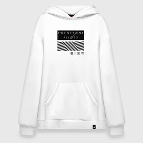 Худи SuperOversize хлопок с принтом Twenty one pilots , 70% хлопок, 30% полиэстер, мягкий начес внутри | карман-кенгуру, эластичная резинка на манжетах и по нижней кромке, двухслойный капюшон
 | 21 pilots | josh dun | music | rock | twenty one pilots | tyler joseph | джош дан | музыка | рок | тайлер джозеф