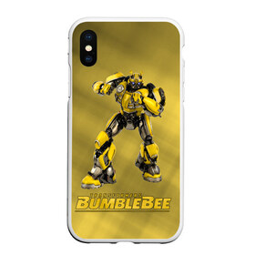 Чехол для iPhone XS Max матовый с принтом Bumblebee -3- , Силикон | Область печати: задняя сторона чехла, без боковых панелей | kefer | volkswagen | автобот | бамблби | трансформатор | трансформаторы | шершень | шмель