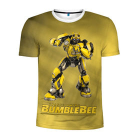 Мужская футболка 3D спортивная с принтом Bumblebee -3- , 100% полиэстер с улучшенными характеристиками | приталенный силуэт, круглая горловина, широкие плечи, сужается к линии бедра | kefer | volkswagen | автобот | бамблби | трансформатор | трансформаторы | шершень | шмель