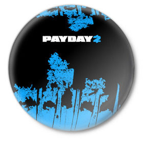 Значок с принтом Payday 2 ,  металл | круглая форма, металлическая застежка в виде булавки | Тематика изображения на принте: 2 | payday | беглец | бот | ограбления | пейдей | призрак | симулятор | техник | штурмовик | шутер