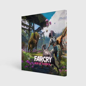 Холст квадратный с принтом FARCRY:NEW DAWN , 100% ПВХ |  | far cry | far cry 5 | far cry new dawn | far cry primal | farcry | fc 5 | fc5 | game | new dawn | primal | игры | постапокалипсис | фар край | фар край 5