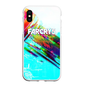 Чехол для iPhone XS Max матовый с принтом FARCRY EXCLUSIVE , Силикон | Область печати: задняя сторона чехла, без боковых панелей | Тематика изображения на принте: far cry | far cry 5 | far cry new dawn | far cry primal | farcry | fc 5 | fc5 | game | new dawn | primal | игры | постапокалипсис | фар край | фар край 5