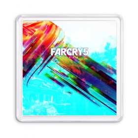 Магнит 55*55 с принтом FARCRY EXCLUSIVE , Пластик | Размер: 65*65 мм; Размер печати: 55*55 мм | far cry | far cry 5 | far cry new dawn | far cry primal | farcry | fc 5 | fc5 | game | new dawn | primal | игры | постапокалипсис | фар край | фар край 5