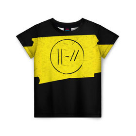 Детская футболка 3D с принтом TWENTY ONE PILOTS - Trench , 100% гипоаллергенный полиэфир | прямой крой, круглый вырез горловины, длина до линии бедер, чуть спущенное плечо, ткань немного тянется | band | best | blurry | face | indie | logo | music | one | pilots | pop | regional | rock | symbol | top | trench | twenty | vessel | группа | инди | лого | логотип | музыка | пилоты | поп | рок | символ | топ | тренч