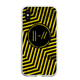 Чехол для iPhone XS Max матовый с принтом Twenty One Pilots - Trench , Силикон | Область печати: задняя сторона чехла, без боковых панелей | band | best | blurry | face | indie | logo | music | one | pilots | pop | regional | rock | symbol | top | trench | twenty | vessel | группа | инди | лого | логотип | музыка | пилоты | поп | рок | символ | топ | тренч