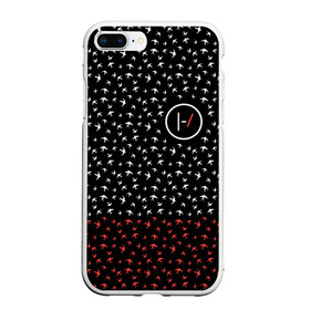 Чехол для iPhone 7Plus/8 Plus матовый с принтом Twenty One Pilots - Blurryface , Силикон | Область печати: задняя сторона чехла, без боковых панелей | band | best | blurry | face | indie | logo | music | one | pilots | pop | regional | rock | symbol | top | trench | twenty | vessel | группа | инди | лого | логотип | музыка | пилоты | поп | рок | символ | топ | тренч