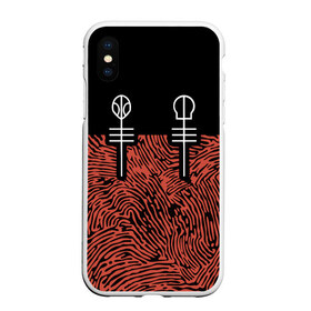 Чехол для iPhone XS Max матовый с принтом Twenty One Pilots - Blurryface , Силикон | Область печати: задняя сторона чехла, без боковых панелей | band | best | blurry | face | indie | logo | music | one | pilots | pop | regional | rock | symbol | top | trench | twenty | vessel | группа | инди | лого | логотип | музыка | пилоты | поп | рок | символ | топ | тренч