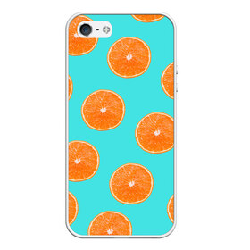 Чехол для iPhone 5/5S матовый с принтом Апельсины , Силикон | Область печати: задняя сторона чехла, без боковых панелей | Тематика изображения на принте: апельсин | апельсины | грейпфрукт | грейпфрут | разрез | сочный | фрукт