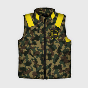 Женский жилет утепленный 3D с принтом Twenty One Pilots  Jumpsuit ,  |  | band | best | blurry | face | indie | logo | music | one | pilots | pop | regional | rock | symbol | top | trench | twenty | vessel | группа | инди | лого | логотип | музыка | пилоты | поп | рок | символ | топ | тренч