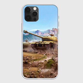 Чехол для iPhone 12 Pro Max с принтом Танки , Силикон |  | battle | game | tank | tanks | war | wearpon | wot | бой | война | вот | игра | оружие | танк | танки