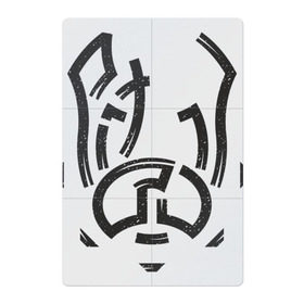 Магнитный плакат 2Х3 с принтом Pitbull , Полимерный материал с магнитным слоем | 6 деталей размером 9*9 см | Тематика изображения на принте: pitbull | пес | питбуль | собака | стаф