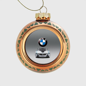 Стеклянный ёлочный шар с принтом BMW Vision , Стекло | Диаметр: 80 мм | bmw | car | germany | motorsport | sports car | автомобиль | автоспорт | бмв | германия | спорткар