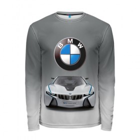 Мужской лонгслив 3D с принтом BMW Vision , 100% полиэстер | длинные рукава, круглый вырез горловины, полуприлегающий силуэт | bmw | car | germany | motorsport | sports car | автомобиль | автоспорт | бмв | германия | спорткар