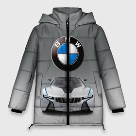 Женская зимняя куртка 3D с принтом BMW Vision , верх — 100% полиэстер; подкладка — 100% полиэстер; утеплитель — 100% полиэстер | длина ниже бедра, силуэт Оверсайз. Есть воротник-стойка, отстегивающийся капюшон и ветрозащитная планка. 

Боковые карманы с листочкой на кнопках и внутренний карман на молнии | bmw | car | germany | motorsport | sports car | автомобиль | автоспорт | бмв | германия | спорткар