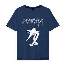 Мужская футболка хлопок Oversize с принтом ghostemane(2) , 100% хлопок | свободный крой, круглый ворот, “спинка” длиннее передней части | hip hop | rap