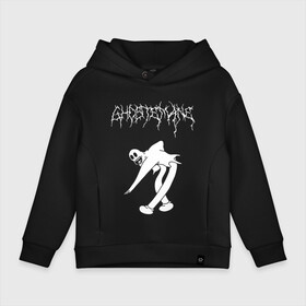 Детское худи Oversize хлопок с принтом ghostemane(2) , френч-терри — 70% хлопок, 30% полиэстер. Мягкий теплый начес внутри —100% хлопок | боковые карманы, эластичные манжеты и нижняя кромка, капюшон на магнитной кнопке | hip hop | rap