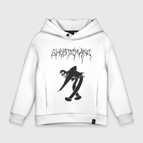 Детское худи Oversize хлопок с принтом ghostemane(3) , френч-терри — 70% хлопок, 30% полиэстер. Мягкий теплый начес внутри —100% хлопок | боковые карманы, эластичные манжеты и нижняя кромка, капюшон на магнитной кнопке | hip hop | rap | реп | рэп