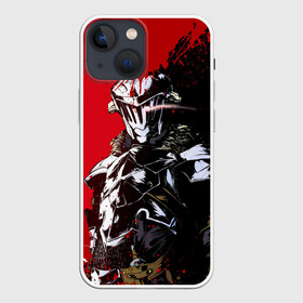 Чехол для iPhone 13 mini с принтом Goblin Slayer red and black ,  |  | Тематика изображения на принте: ahegao | anime | armor | blood | goblin | knight | manga | slayer | аниме | ахегао | гоблин | гоблинов | гоблины | доспехи | жрица | кровища | кровь | манга | мульт | мультик | ранобэ | рыцарь | сериал