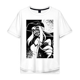 Мужская футболка хлопок Oversize с принтом akali graffiti , 100% хлопок | свободный крой, круглый ворот, “спинка” длиннее передней части | Тематика изображения на принте: 