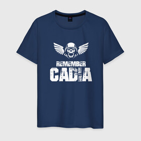 Мужская футболка хлопок с принтом Remember Cadia , 100% хлопок | прямой крой, круглый вырез горловины, длина до линии бедер, слегка спущенное плечо. | warhammer