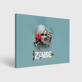 Холст прямоугольный с принтом Я-Зомби , 100% ПВХ |  | Тематика изображения на принте: i zombie | лив мур | оливия мур | я зомби