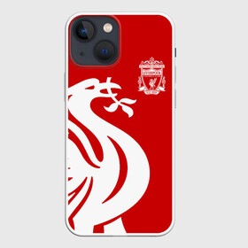 Чехол для iPhone 13 mini с принтом Ливерпуль ,  |  | anfield | liverpool | liverpool fc | the reds | you ll never walk a | клубная | красные | ливерпуль | мерсисайдцы | фанатская | футбольная | футбольный клуб | футбольный клуб ливерпуль | энфилд