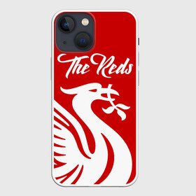 Чехол для iPhone 13 mini с принтом Ливерпуль ,  |  | anfield | liverpool | liverpool fc | the reds | you ll never walk a | клубная | красные | ливерпуль | мерсисайдцы | фанатская | футбольная | футбольный клуб | футбольный клуб ливерпуль | энфилд