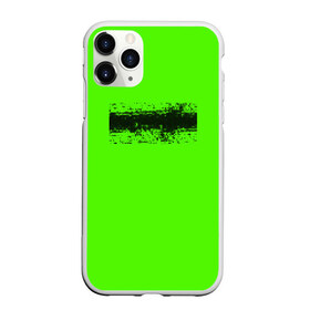 Чехол для iPhone 11 Pro матовый с принтом Гранж зеленый , Силикон |  | Тематика изображения на принте: кислотные костюмы | кислотные цвета | неон | флуоресцентные принты