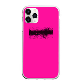Чехол для iPhone 11 Pro матовый с принтом Гранж розовый , Силикон |  | Тематика изображения на принте: кислотные костюмы | кислотные цвета | неон | флуоресцентные принты
