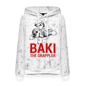 Женская толстовка 3D с принтом Baki the Grappler / Боец Баки , 100% полиэстер  | двухслойный капюшон со шнурком для регулировки, мягкие манжеты на рукавах и по низу толстовки, спереди карман-кенгуру с мягким внутренним слоем. | ahegao | anime | baki | fighter | grappler | manga | the | аниме | анимешники | анимешнику | ахегао | баки | боевые | боец | бойцы | доппо | драки | искусства | манга | мульт | мультик | сериал | хамма | юдзиро