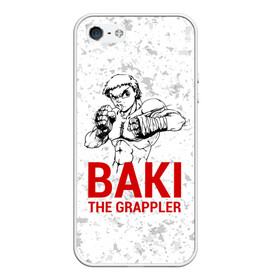 Чехол для iPhone 5/5S матовый с принтом Baki the Grappler Боец Баки , Силикон | Область печати: задняя сторона чехла, без боковых панелей | Тематика изображения на принте: ahegao | anime | baki | fighter | grappler | manga | the | аниме | анимешники | анимешнику | ахегао | баки | боевые | боец | бойцы | доппо | драки | искусства | манга | мульт | мультик | сериал | хамма | юдзиро