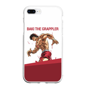 Чехол для iPhone 7Plus/8 Plus матовый с принтом Baki the Grappler Боец Баки , Силикон | Область печати: задняя сторона чехла, без боковых панелей | Тематика изображения на принте: ahegao | anime | baki | fighter | grappler | manga | the | аниме | анимешники | анимешнику | ахегао | баки | боевые | боец | бойцы | доппо | драки | искусства | манга | мульт | мультик | сериал | хамма | юдзиро