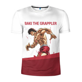 Мужская футболка 3D спортивная с принтом Baki the Grappler / Боец Баки , 100% полиэстер с улучшенными характеристиками | приталенный силуэт, круглая горловина, широкие плечи, сужается к линии бедра | ahegao | anime | baki | fighter | grappler | manga | the | аниме | анимешники | анимешнику | ахегао | баки | боевые | боец | бойцы | доппо | драки | искусства | манга | мульт | мультик | сериал | хамма | юдзиро