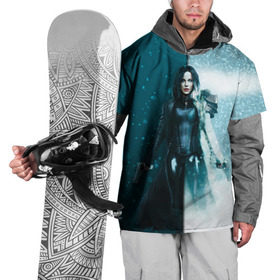 Накидка на куртку 3D с принтом Другой мир , 100% полиэстер |  | underworld | андерворлд | вампир