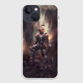 Чехол для iPhone 13 mini с принтом Goblin Slayer  darkness ,  |  | dark | fantasy | goblin | manga | onna | priest | priestess | shinkan | slayer | аниме | гоблинов | жрица | манга | онна | ранобэ | синкан | сэйнэн | тёмное | фэнтези