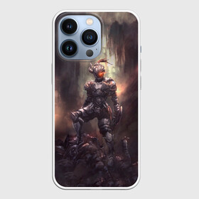 Чехол для iPhone 13 Pro с принтом Goblin Slayer  darkness ,  |  | Тематика изображения на принте: dark | fantasy | goblin | manga | onna | priest | priestess | shinkan | slayer | аниме | гоблинов | жрица | манга | онна | ранобэ | синкан | сэйнэн | тёмное | фэнтези