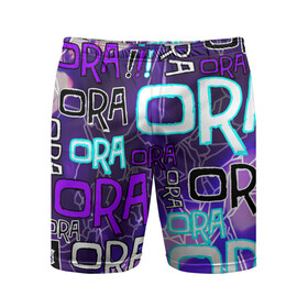 Мужские шорты 3D спортивные с принтом Ora Ora Ora!!! ,  |  | jojo logo | jojo no kimyou na bouken | jojos bizarre adventure | невероятное приключение джоджо
