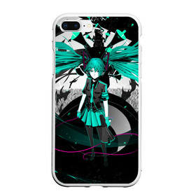 Чехол для iPhone 7Plus/8 Plus матовый с принтом Miku Hatsune Vocaloid , Силикон | Область печати: задняя сторона чехла, без боковых панелей | hatsune miku | miku hatsune | vocaloid | вокалоид | мику хатсуне | мику хатсунэ | мику хацуне | мику хацунэ | хатсуне мику | хатсунэ мику | хацуне мику | хацунэ мику