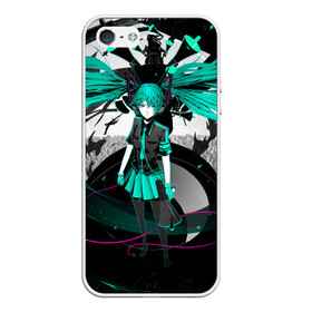 Чехол для iPhone 5/5S матовый с принтом Miku Hatsune Vocaloid , Силикон | Область печати: задняя сторона чехла, без боковых панелей | hatsune miku | miku hatsune | vocaloid | вокалоид | мику хатсуне | мику хатсунэ | мику хацуне | мику хацунэ | хатсуне мику | хатсунэ мику | хацуне мику | хацунэ мику