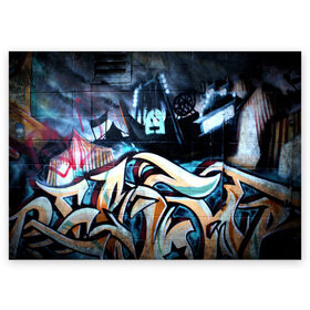 Поздравительная открытка с принтом GRAFFITY , 100% бумага | плотность бумаги 280 г/м2, матовая, на обратной стороне линовка и место для марки
 | graffity | paint | street art | urban | город | граффити | искусство | кирпичи | краски | рисунки | стена | улицы | уличное искусство