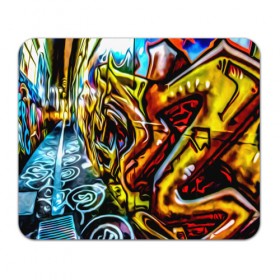 Коврик прямоугольный с принтом Твой уличный стиль! , натуральный каучук | размер 230 х 185 мм; запечатка лицевой стороны | Тематика изображения на принте: graffity | paint | street art | urban | город | граффити | искусство | кирпичи | краски | рисунки | стена | улицы | уличное искусство