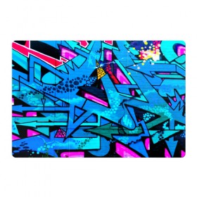 Магнитный плакат 3Х2 с принтом GRAFFITY , Полимерный материал с магнитным слоем | 6 деталей размером 9*9 см | grafity | paint | street art | urban | город | граффити | искусство | кирпичи | краски | рисунки | стена | улицы | уличное искусство
