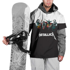 Накидка на куртку 3D с принтом Metallica , 100% полиэстер |  | metallica | барабаны | гитары | дэйвмастейн | метал | металисты | металлика | неформалы | рок | рокеры