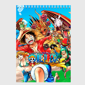 Скетчбук с принтом One Piece , 100% бумага
 | 48 листов, плотность листов — 100 г/м2, плотность картонной обложки — 250 г/м2. Листы скреплены сверху удобной пружинной спиралью | anime | manga | one | one piece | piece | аниме | ван пис | дракон | манга | пират | пираты | фрукты