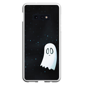 Чехол для Samsung S10E с принтом A Lonely Ghost , Силикон | Область печати: задняя сторона чехла, без боковых панелей | ghost | sans | undertale | азриэль | андайн | гастер | надоедливая собака | одиночество | папирус | приведение | санс | скелет | сноудрейк