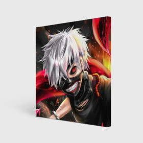 Холст квадратный с принтом Tokyo Ghoul (6) , 100% ПВХ |  | anime | ghoul | manga | tokyo | tokyo ghoul | анмие | гуль | манга | токийский гуль | токио