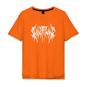 Мужская футболка хлопок Oversize с принтом Ghostemane , 100% хлопок | свободный крой, круглый ворот, “спинка” длиннее передней части | ghostemane | ghostemane mercury | ghostemane nihi | trash gang | гостмейн
