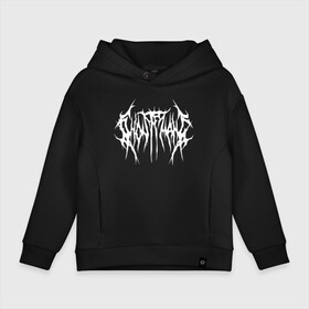 Детское худи Oversize хлопок с принтом Ghostemane , френч-терри — 70% хлопок, 30% полиэстер. Мягкий теплый начес внутри —100% хлопок | боковые карманы, эластичные манжеты и нижняя кромка, капюшон на магнитной кнопке | Тематика изображения на принте: ghostemane | ghostemane mercury | ghostemane nihi | trash gang | гостмейн